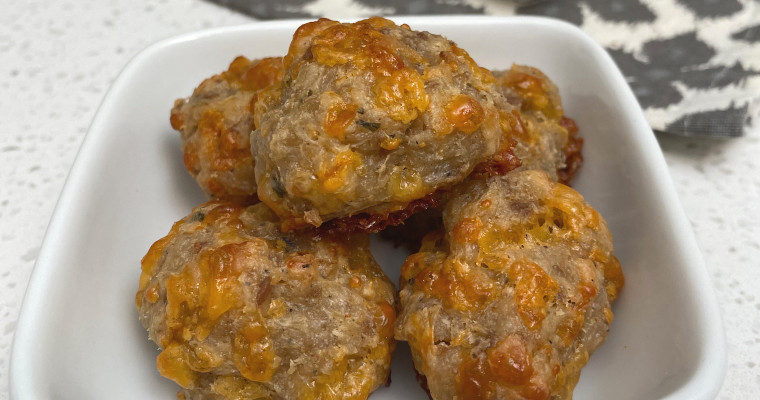 Very Best Sausage Balls With Honey Mustard Dipping Sauce