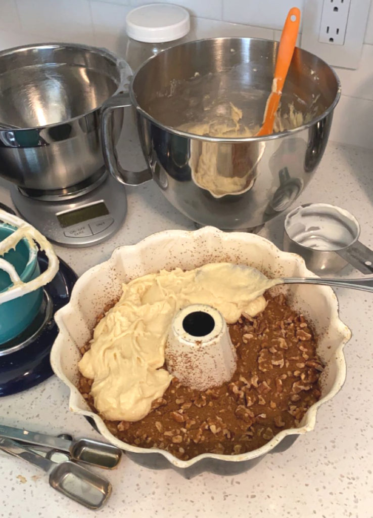 Zingerman's Bakehouse Sour Cream Coffee Cake layers